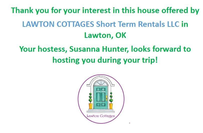 1 Mile To Fort Sill! The Carolebelle Cottage Sleeps 8 With Hottub,Grills,Firepit Lawton Exterior foto